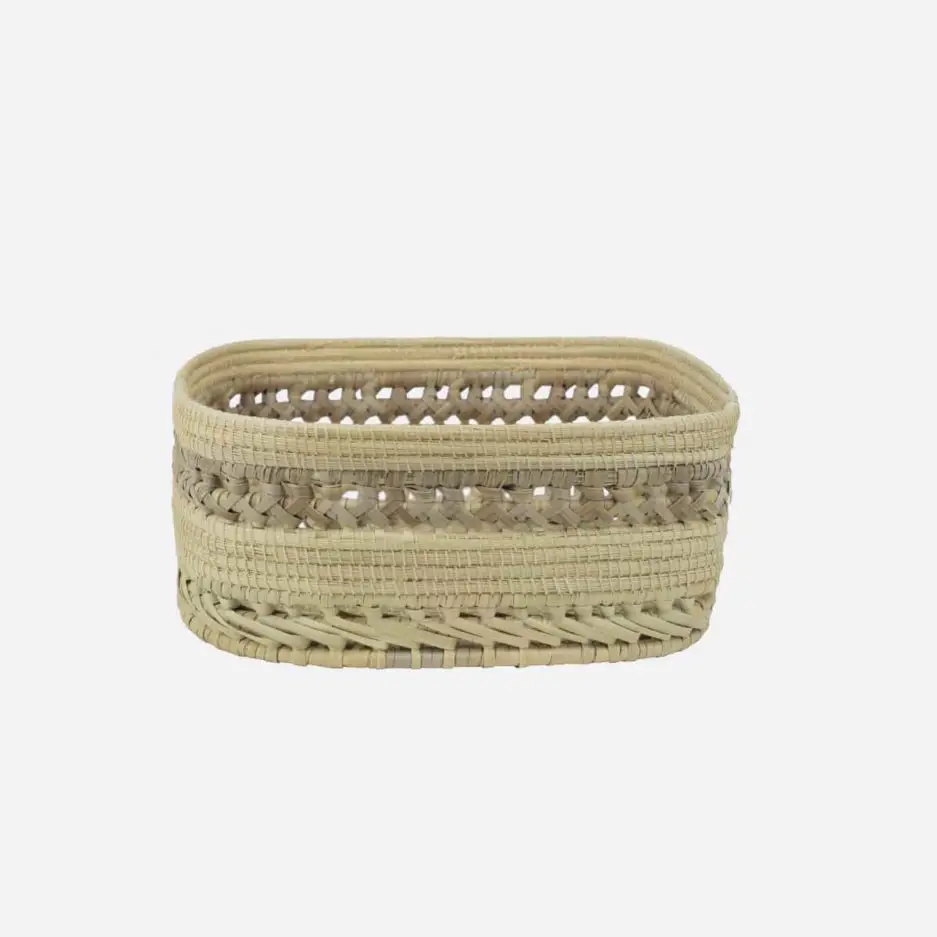 Corbeille tressée fond rond en fibres végétales Finca Home