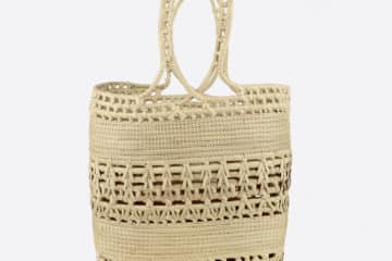 Panier tressé m naturel Finca Home