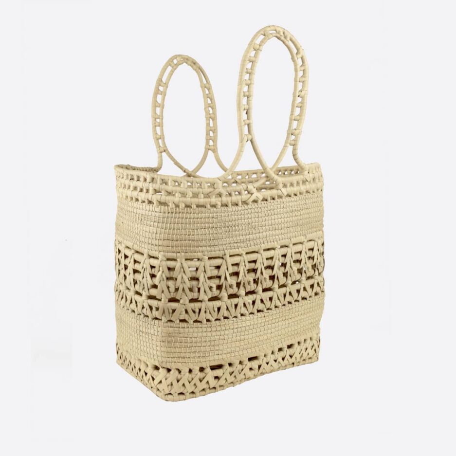 Panier tressé m naturel Finca Home - Détails