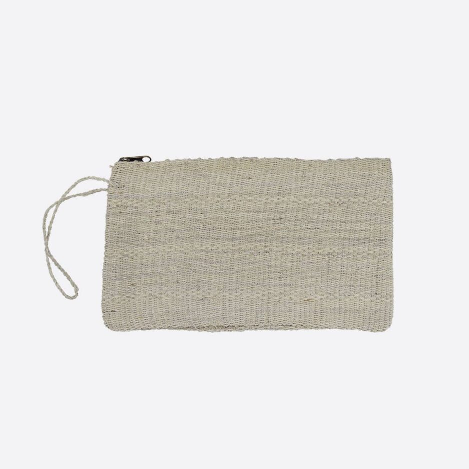 Pochette tissée écru Finca Home