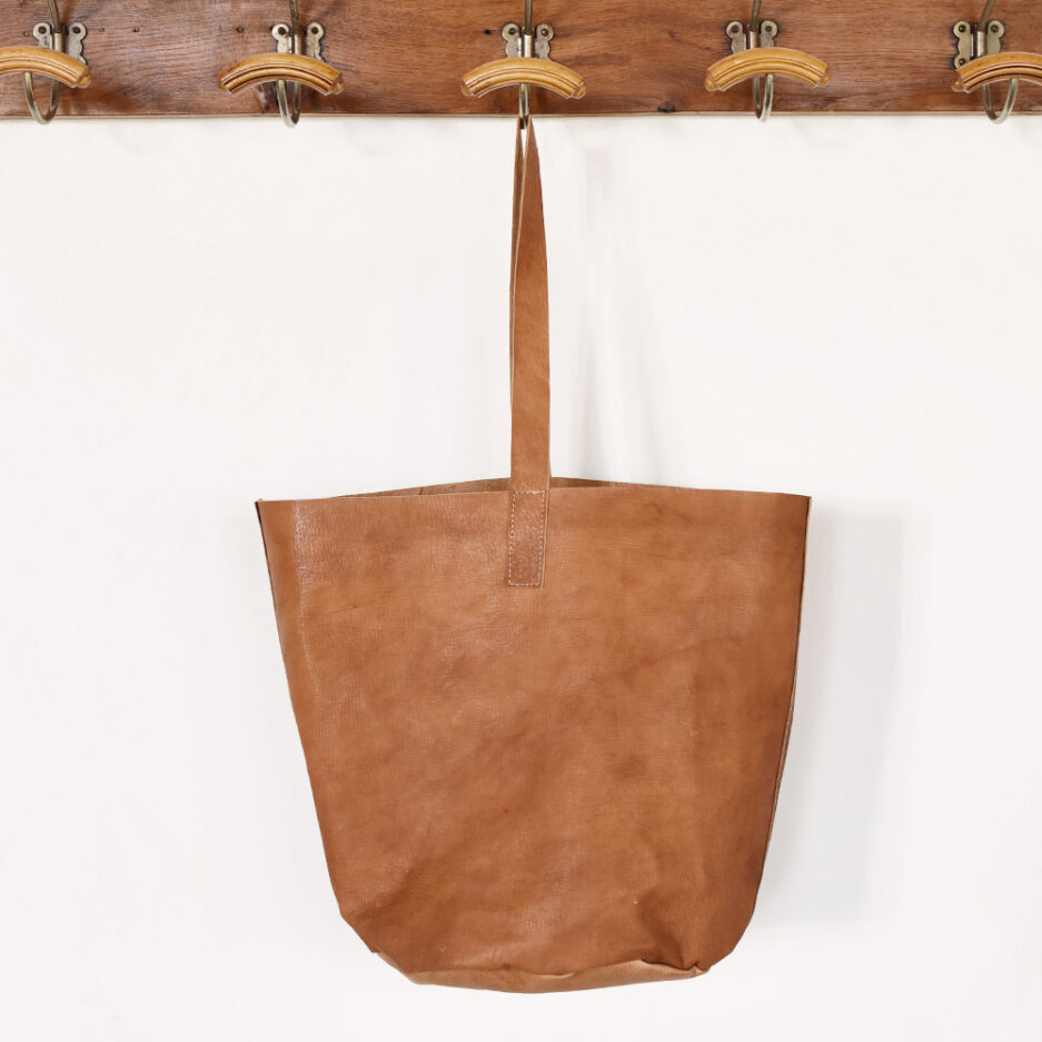 Sac cabas en cuir artisanal Finca Home