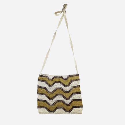 Sac tissé à motifs chevrons