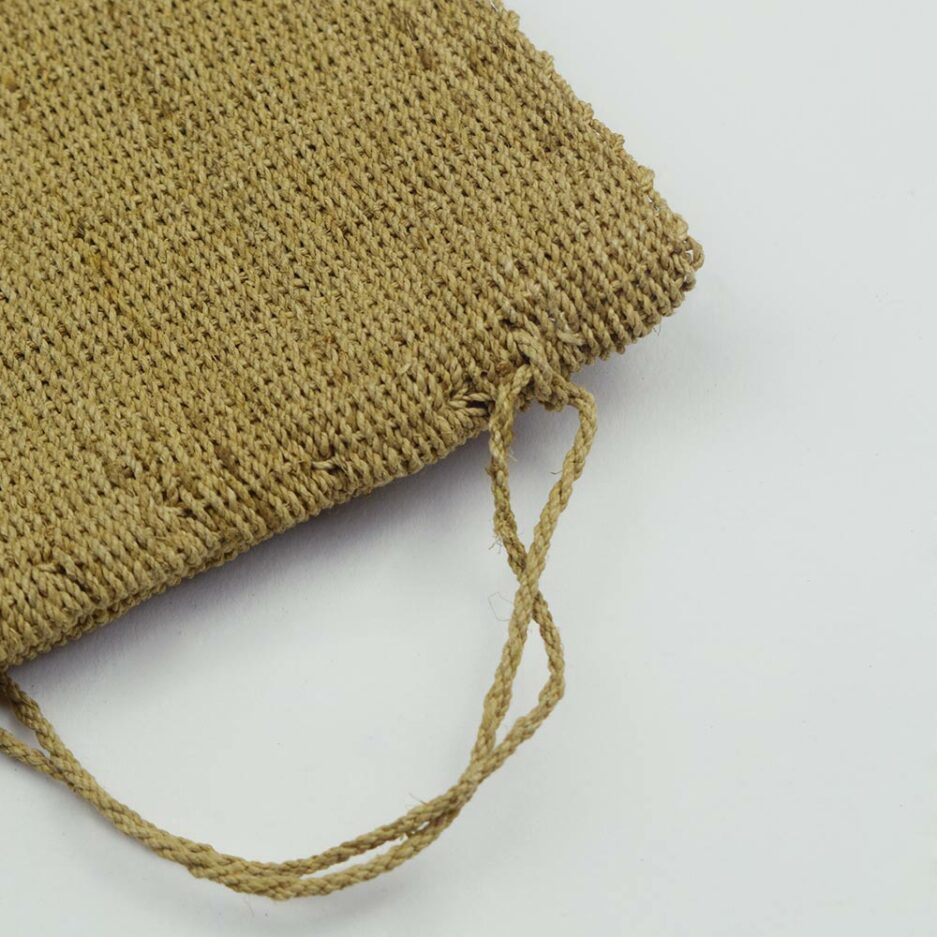 Pochette tissée jaune olive Finca Home - Zoom