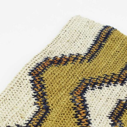 Sac tissé à motifs chevrons