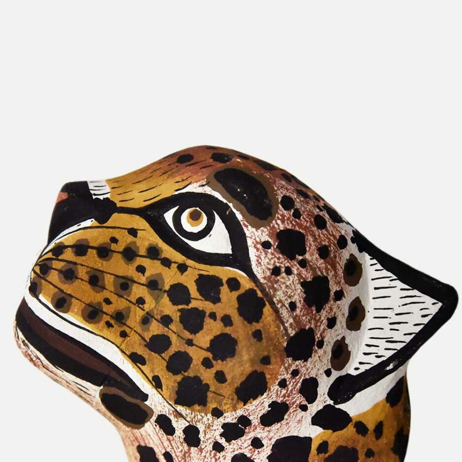 Trophée mural animal jaguar Finca Home