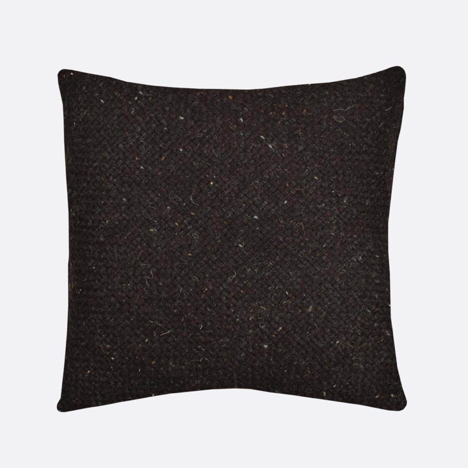 Coussin ethnique carré 50x50 noir Finca Home