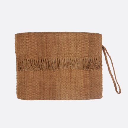 Pochette plate caramel