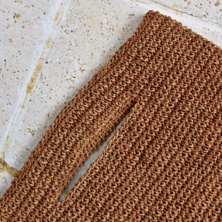 Sac pochette rouille