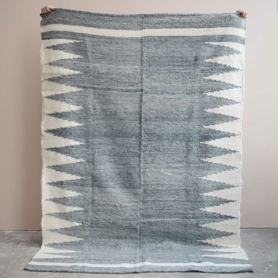 Tapis en laine gris Finca Home
