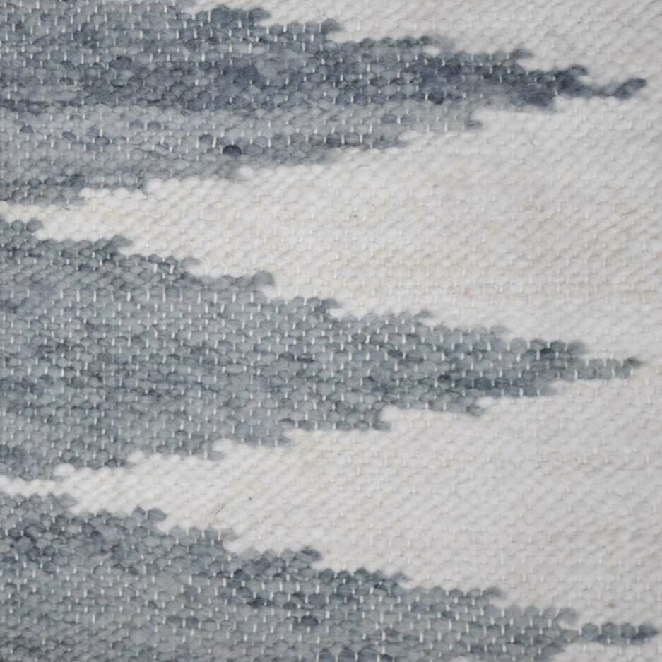 Tapis en laine gris Finca Home - Zoom