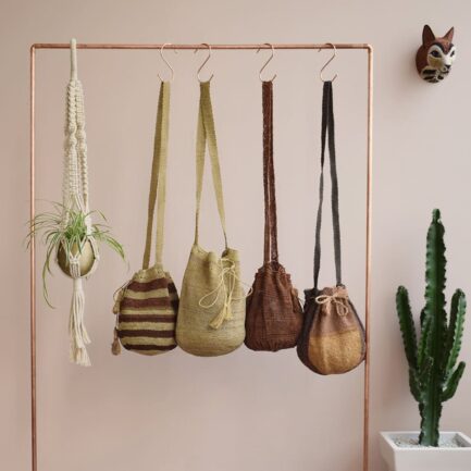 Sac bourse paille
