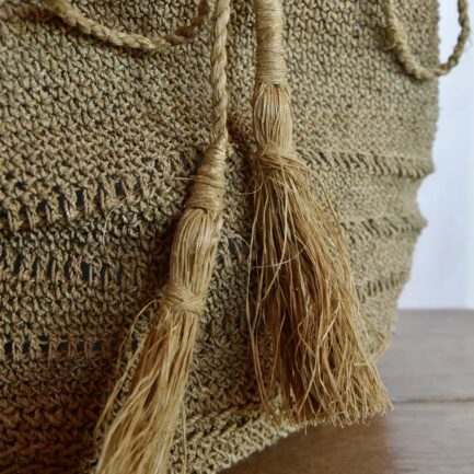 Sac bourse paille