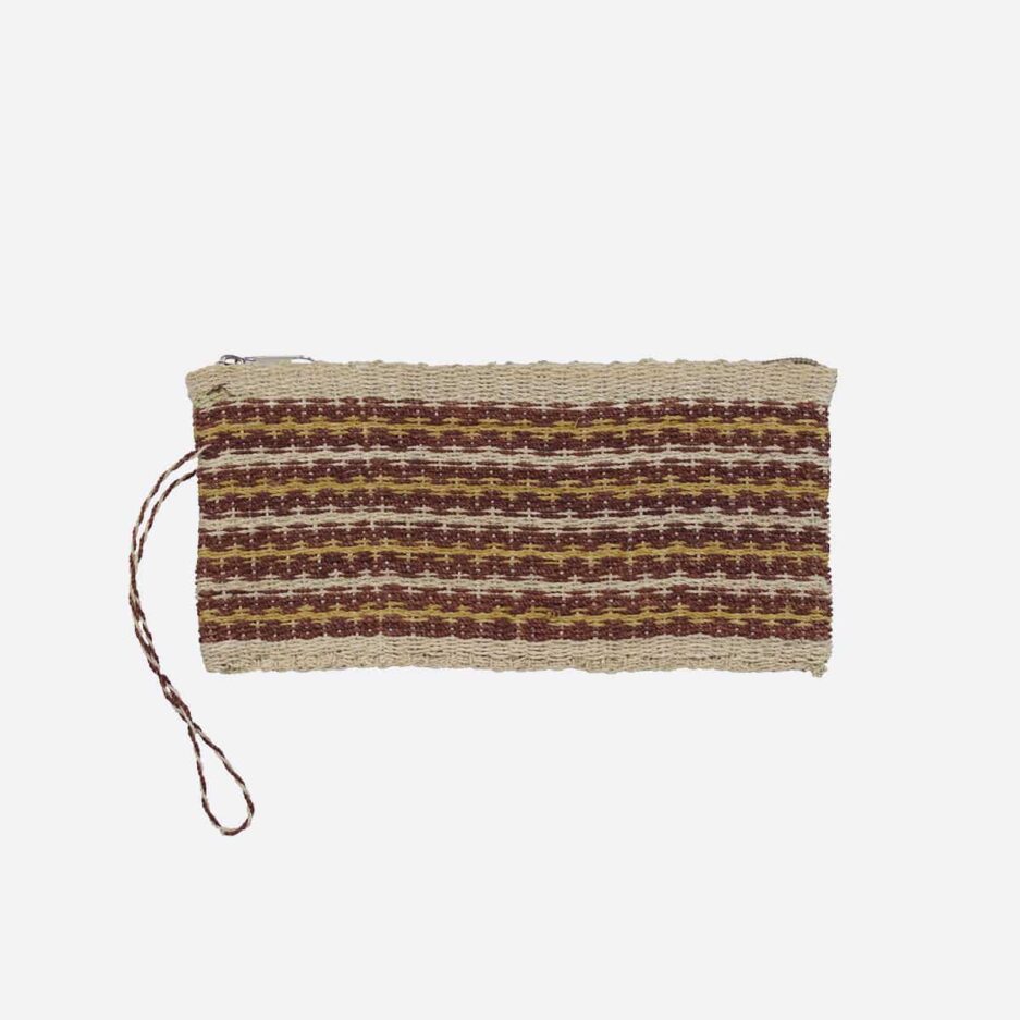 Trousse plate marron en chaguar Finca Home