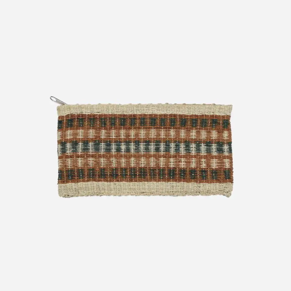 Trousse plate verte en chaguar Finca Home