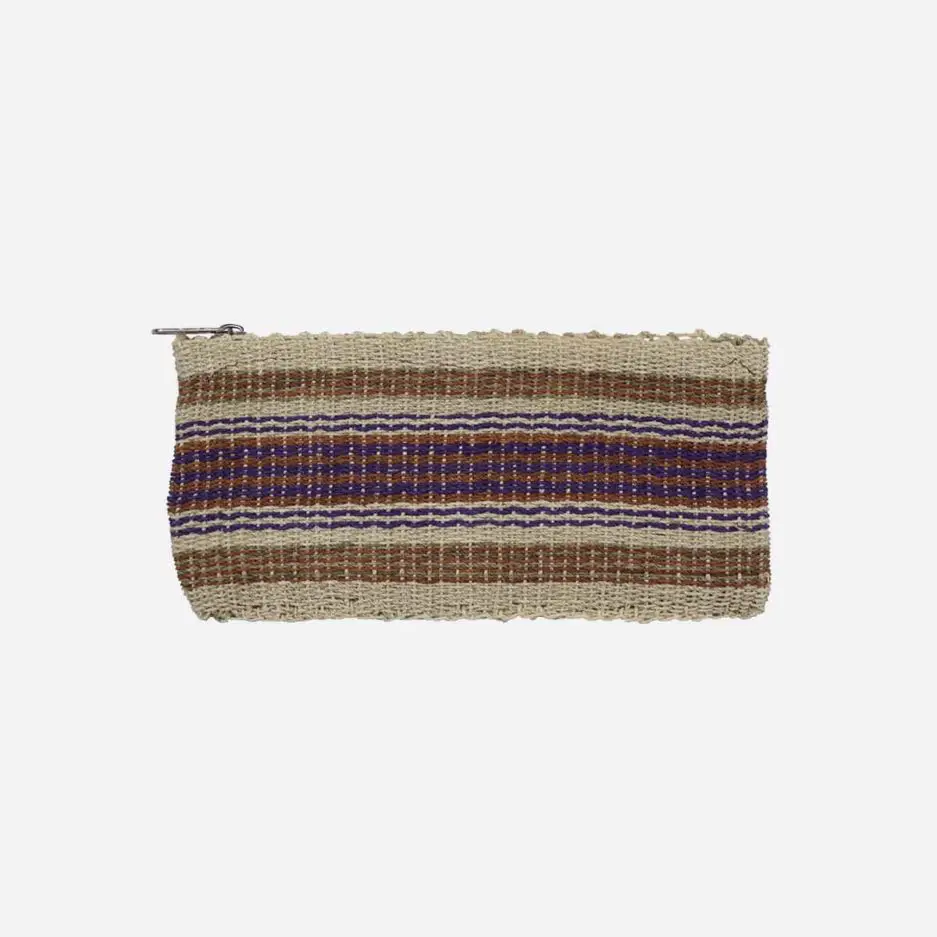 Trousse plate violette en chaguar Finca Home