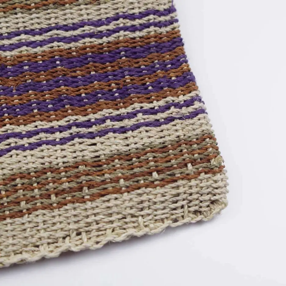 Trousse plate violette en chaguar Finca Home - Zoom