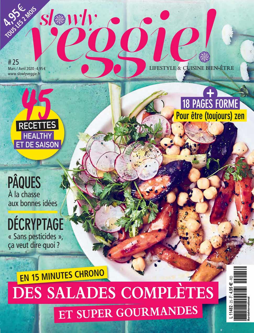 Couverture Slowly Veggie Mars-Avril 2020