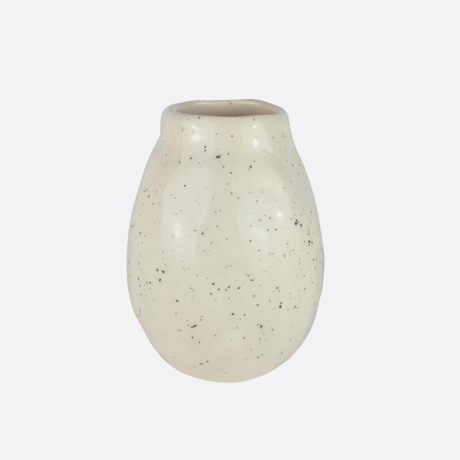 Petit vase moucheté en céramique Finca Home