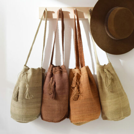 Sac bourse ivoire
