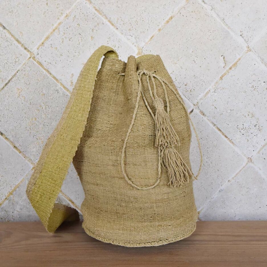 Sac bourse femme été sable Finca Home