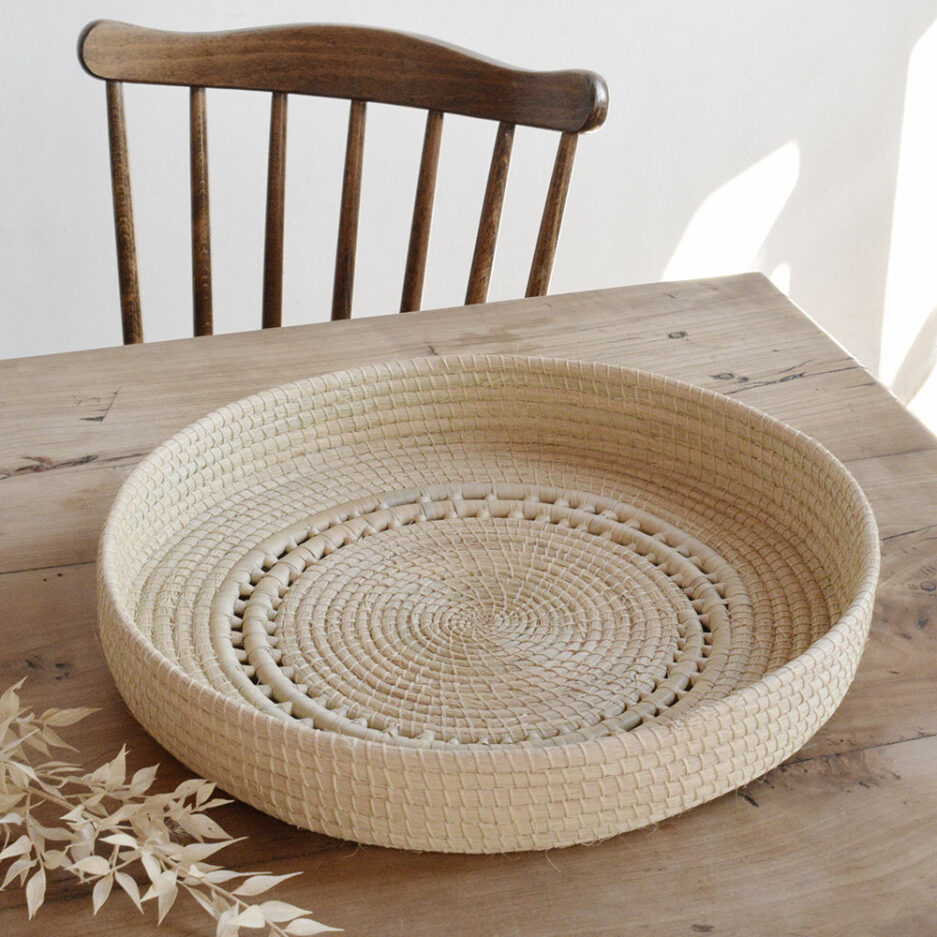 Corbeille en palmier L Finca Home
