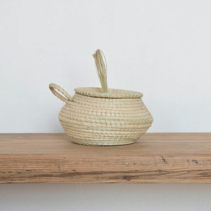Mini boîte tressée en palmier Finca Home