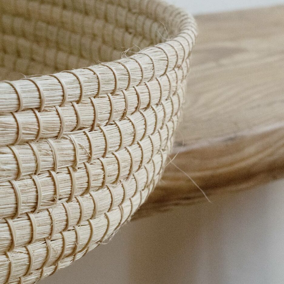 Corbeille en palmier L Finca Home