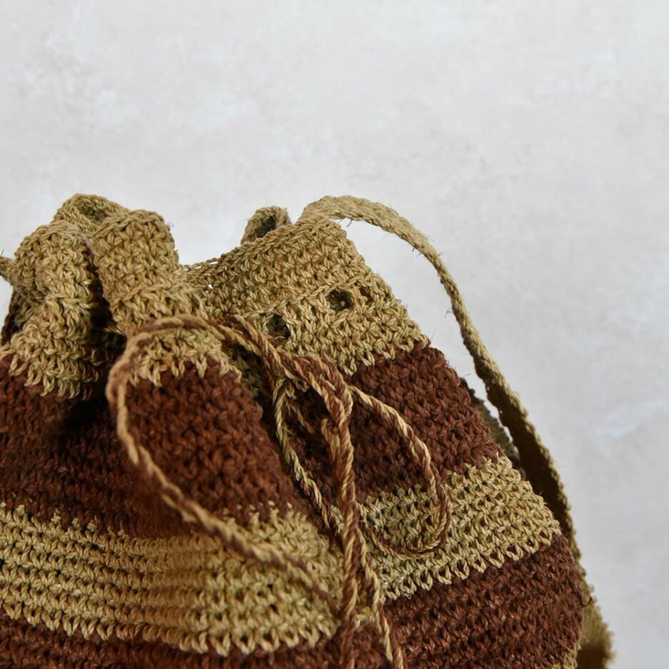 Sac bourse femme rayé Finca Home