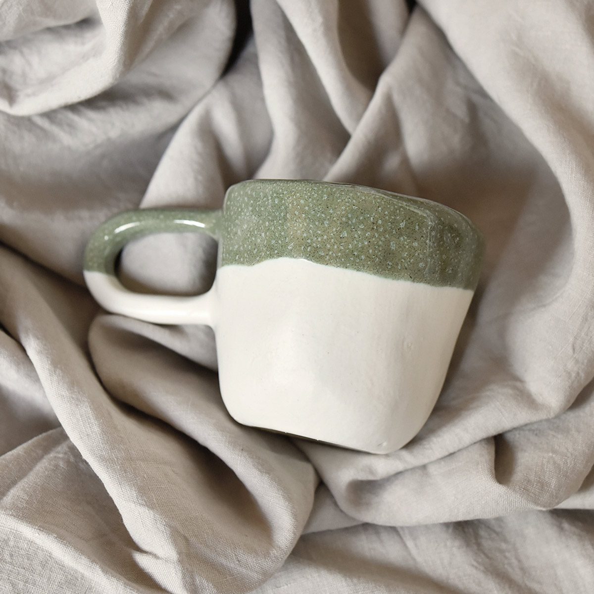 Tasse céramique artisanale vert Finca Home