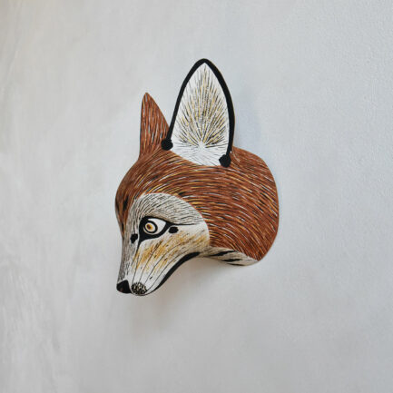 Trophée mural en bois renard Finca Home