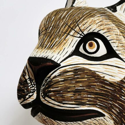 Masque Puma en bois