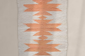 Mini tapis en laine abricot Finca Home