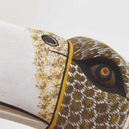 Masque Aigle en bois