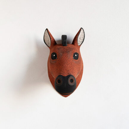 Masque Cheval en bois