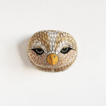Masque Chouette en bois