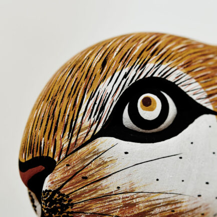 Masque Écureuil en bois