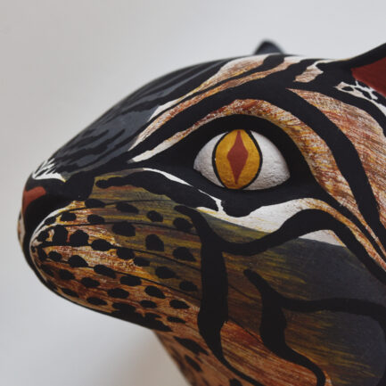 Masque grand Chat en bois
