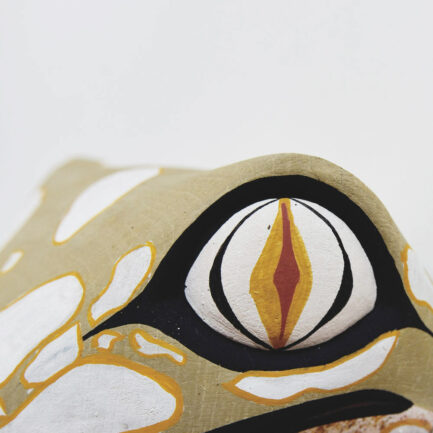 Masque Grenouille en bois