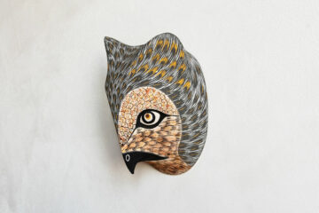 Trophée mural en bois hibou Finca Home