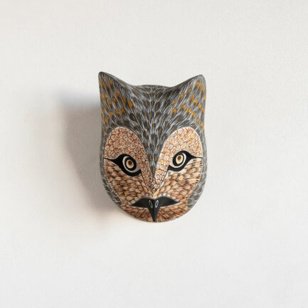 Masque Hibou en bois