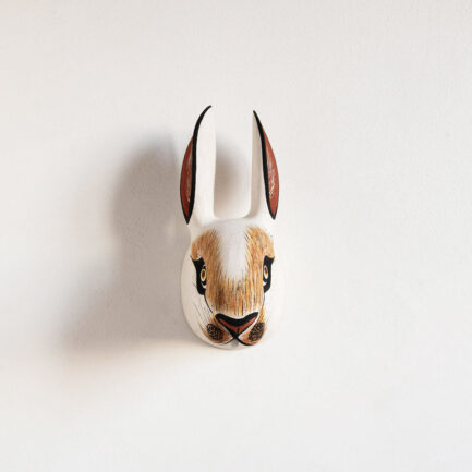 Masque Lapin en bois