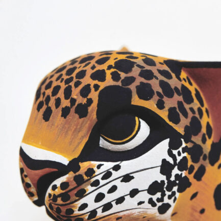 Masque Petit Jaguar en bois