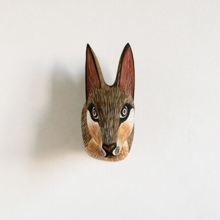 Masque Renard en bois