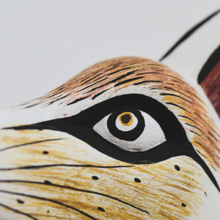 Masque Renardeau en bois