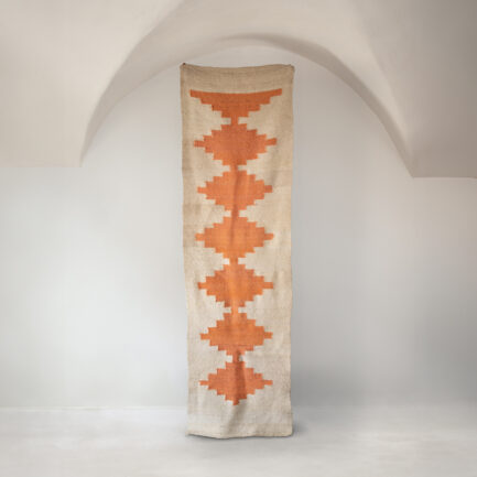 Tapis de couloir abricot