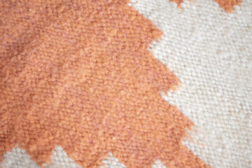 Tapis de couloir en laine abricot Finca Home