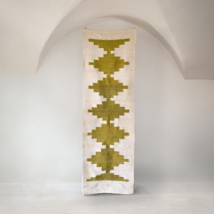 Tapis de couloir olive
