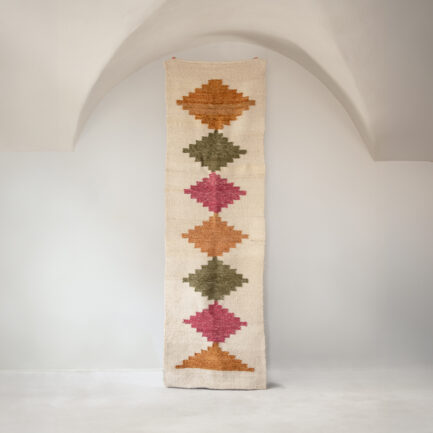 Tapis de couloir multicolore