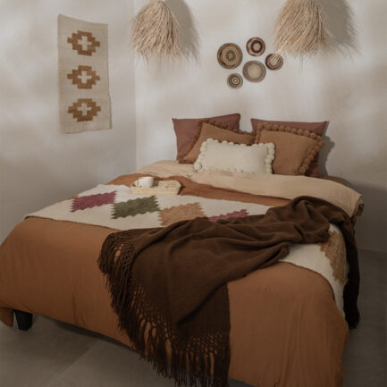 Tapis de couloir multicolore