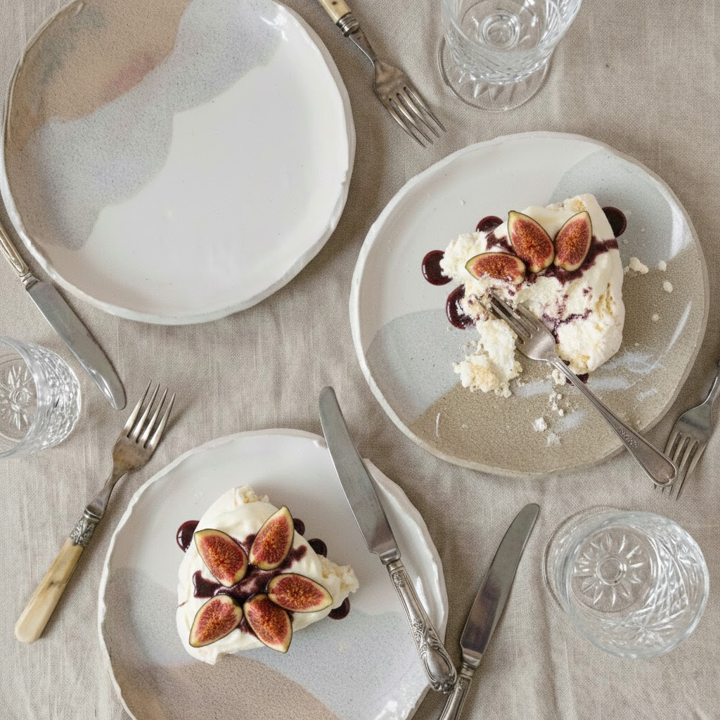 Assiettes à dessert en céramique artisanale Finca Home